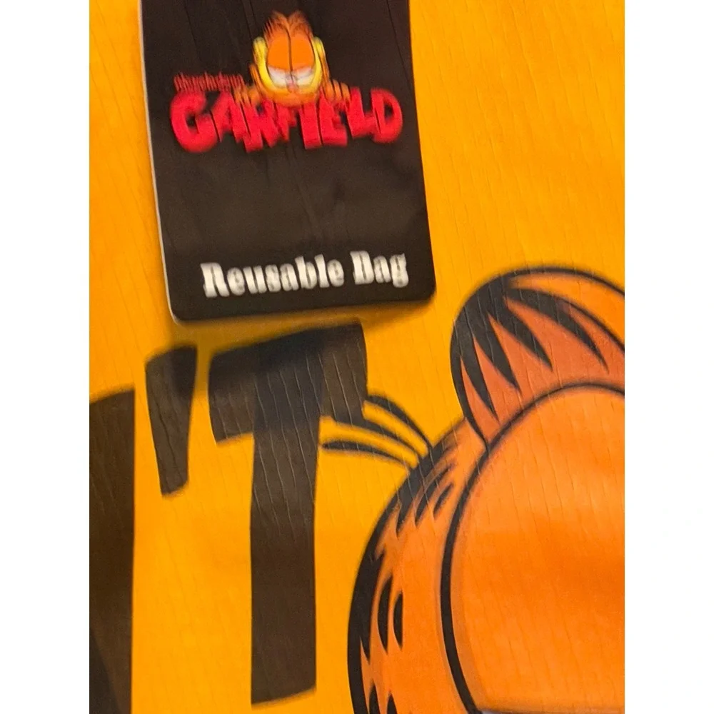 Garfield Nickelodeon Reusable Tote Bag Dont Know Dont Care Grocery Shopper